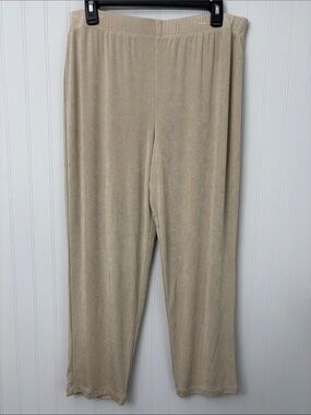 Travelers by Chico’s No Tummy Pull On Pants Women Size Large / 12 Short